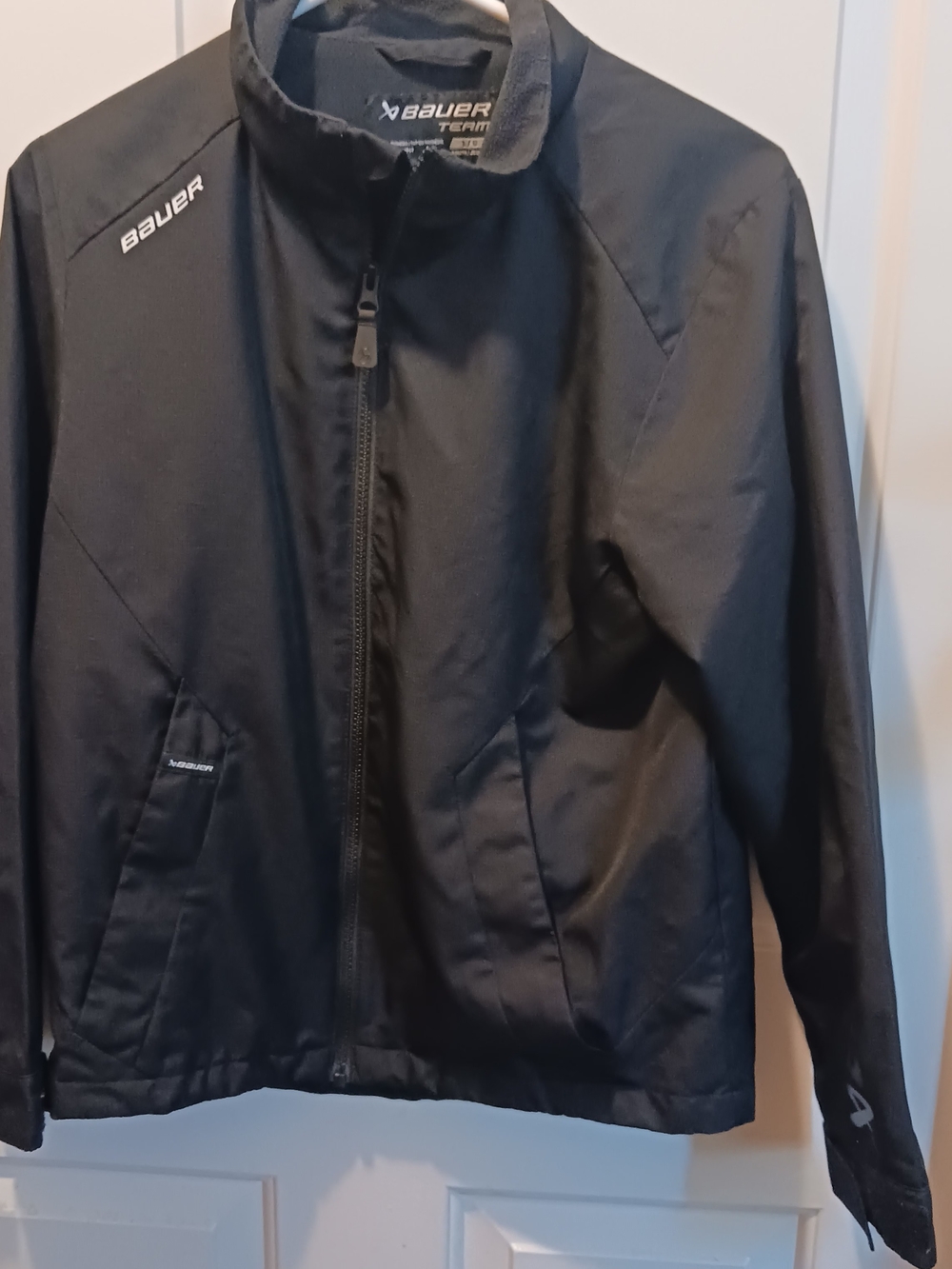 Bauer Black Boy's Team Windbreaker Jacket